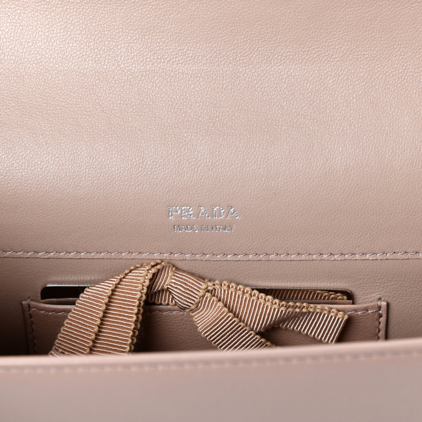 Nappa Impunture Small Diagramme Crossbody Bag Cipria