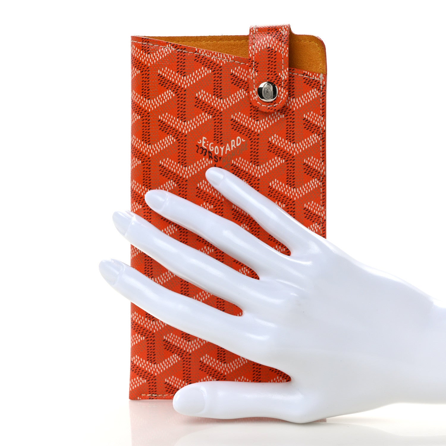Goyard Goyardine Montmartre Glasses Case Orange 2 of 8