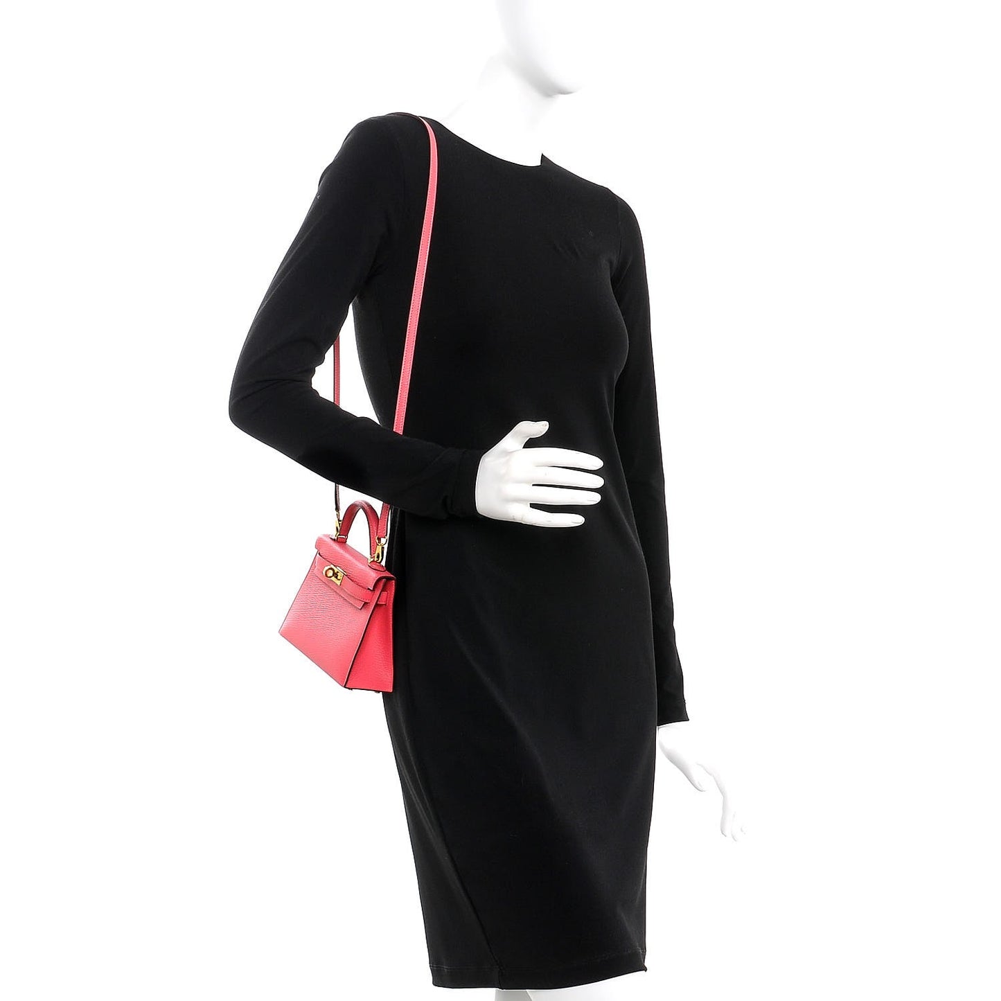 Chevre Mysore Mini Kelly Sellier 20 Rose Lipstick