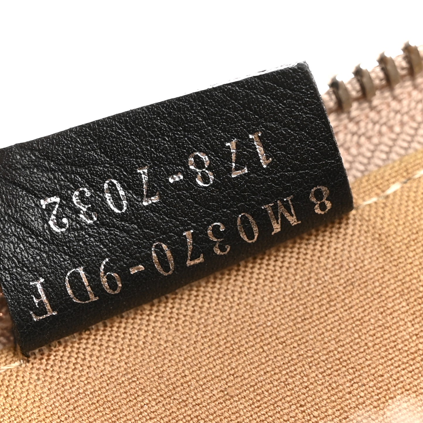 Vitello Dolce Plexiglass Studded Zip Around Pouch Cuoio Multicolor