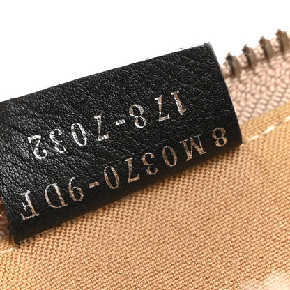 Fendi Vitello Dolce Plexiglass Studded Zip Around Pouch Cuoio Multicolor 6 of 11