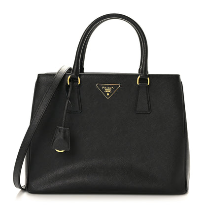 Prada Saffiano Lux Medium Tote Black 1 of 9