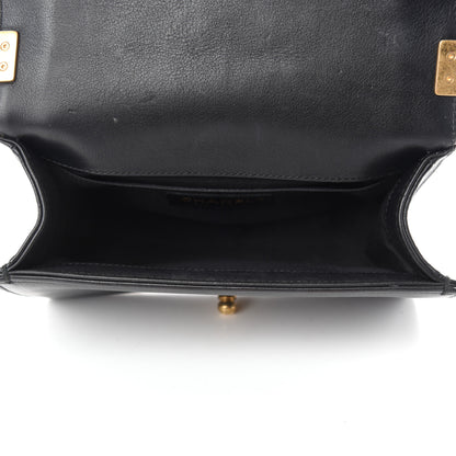 Chanel Calfskin Quilted Small Boy Flap Black 5 of 12