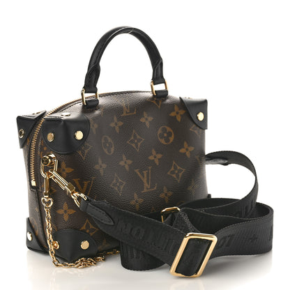 Louis Vuitton Monogram Petite Malle Souple Black 2 of 8