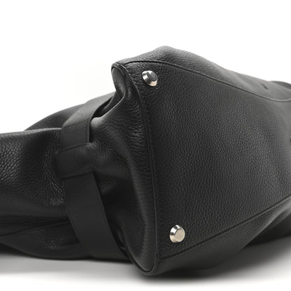 Balenciaga Grained Calfskin Waist Bag Black 9 of 10
