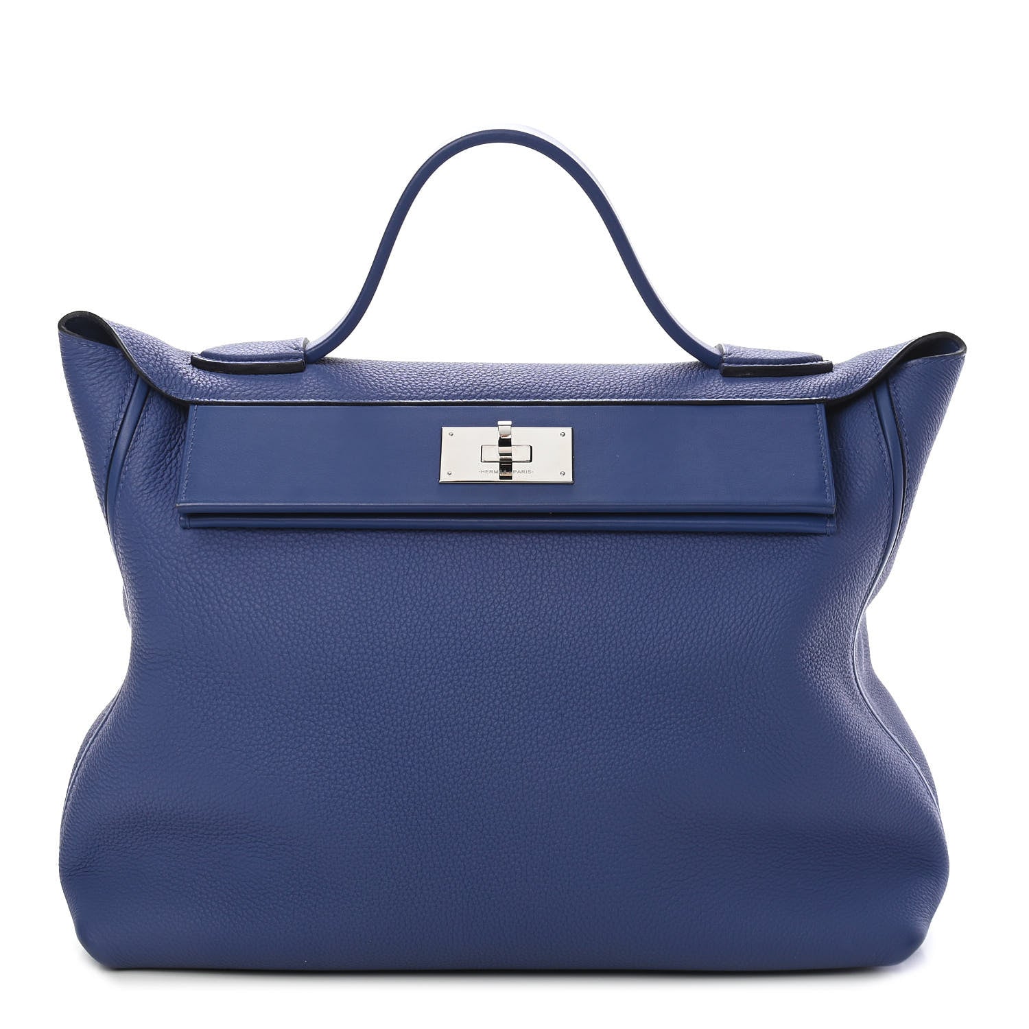 Hermes Taurillon Maurice Swift 24/24 35 Bleu Brighton 1 of 9