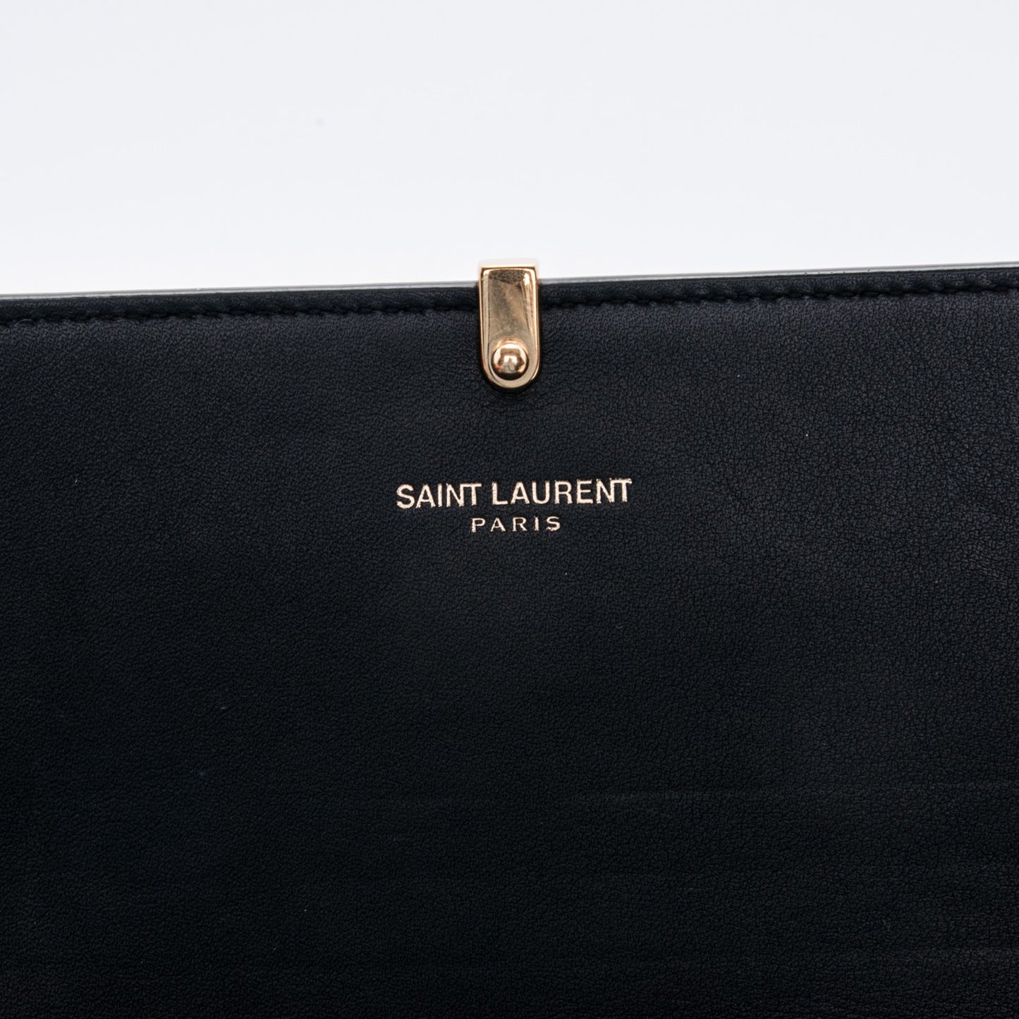 Calfskin Classic Y Ligne Wallet Black