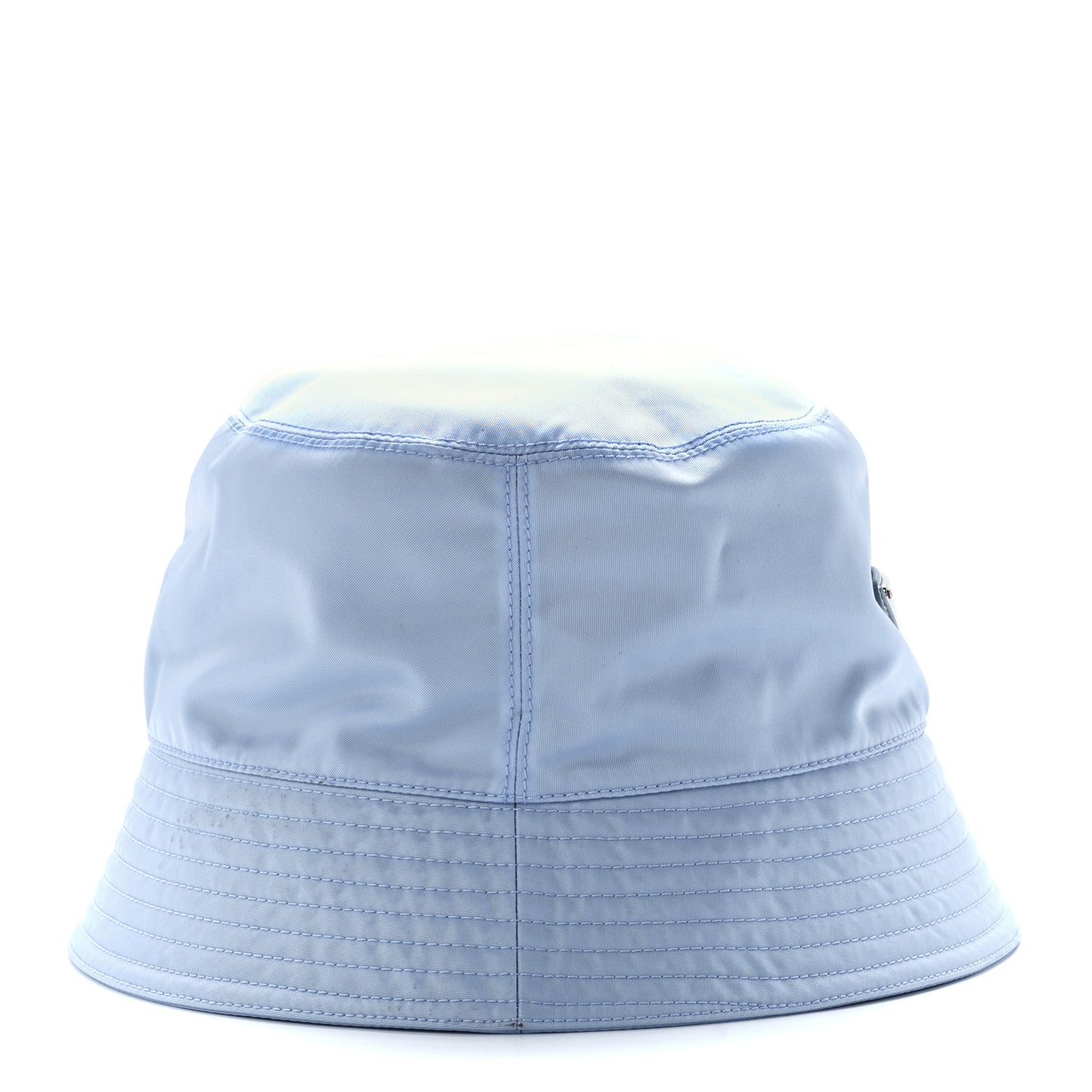 Re-Nylon Metal Triangle Logo Womens Bucket Hat L Fiordaliso