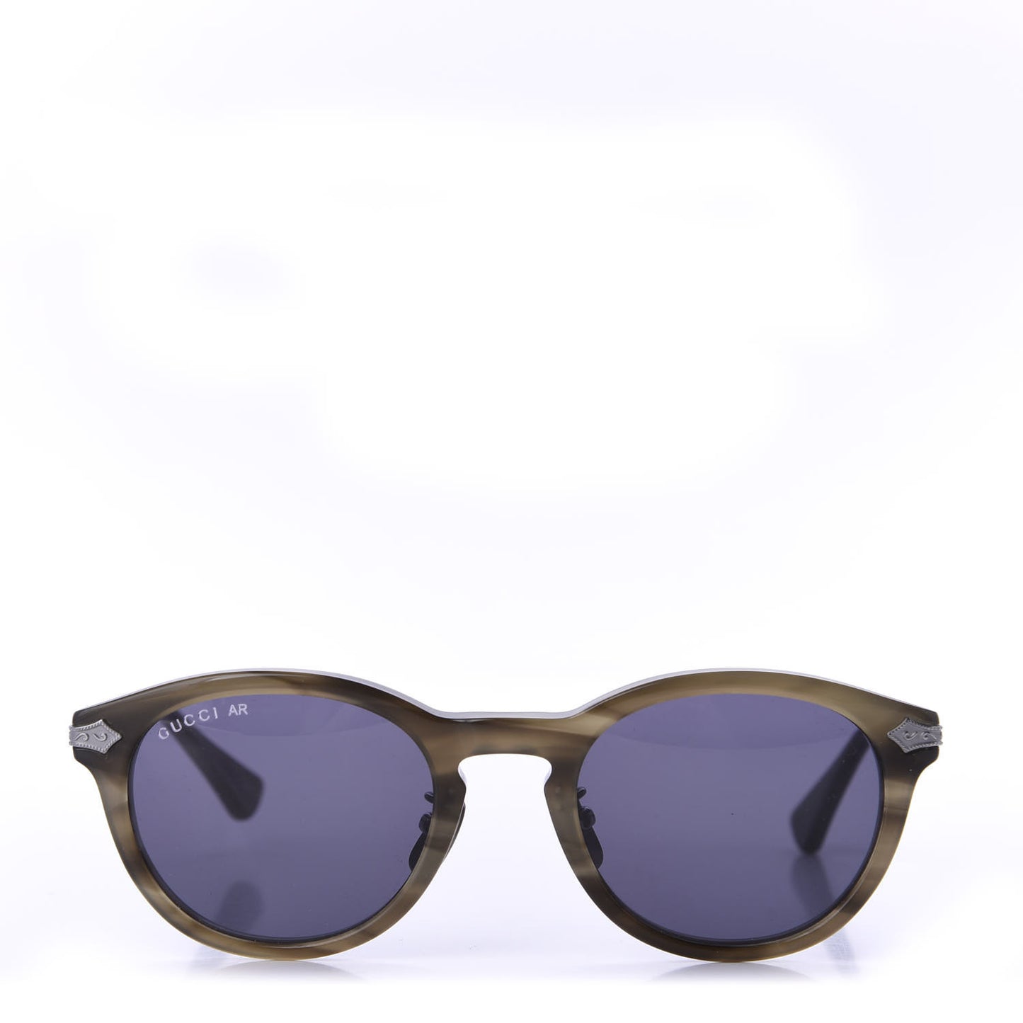 Acetate Round Metal Sunglasses GG0071S