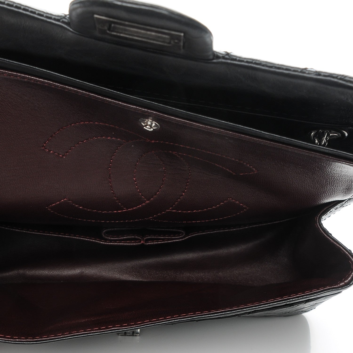 Chanel Aged Calfskin Quilted 2.55 Reissue 225 Flap Black 5 of 7