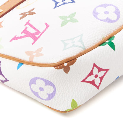 Louis Vuitton Monogram Multicolor Pochette Accessories White 5 of 7