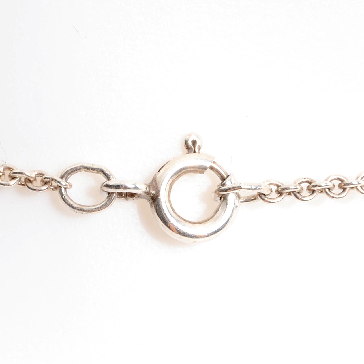 Sterling Silver Heart Lariat Necklace