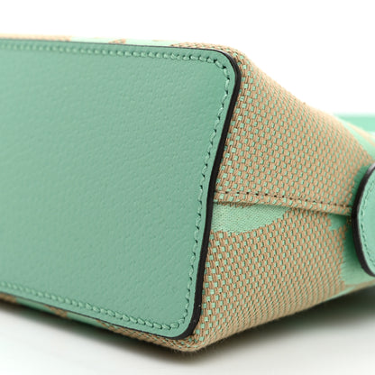 Gucci Monogram Jumbo GG Textured Dollar Calfskin Small Ophidia Dome Shoulder Bag Beige Pepperlight Mint 10 of 10