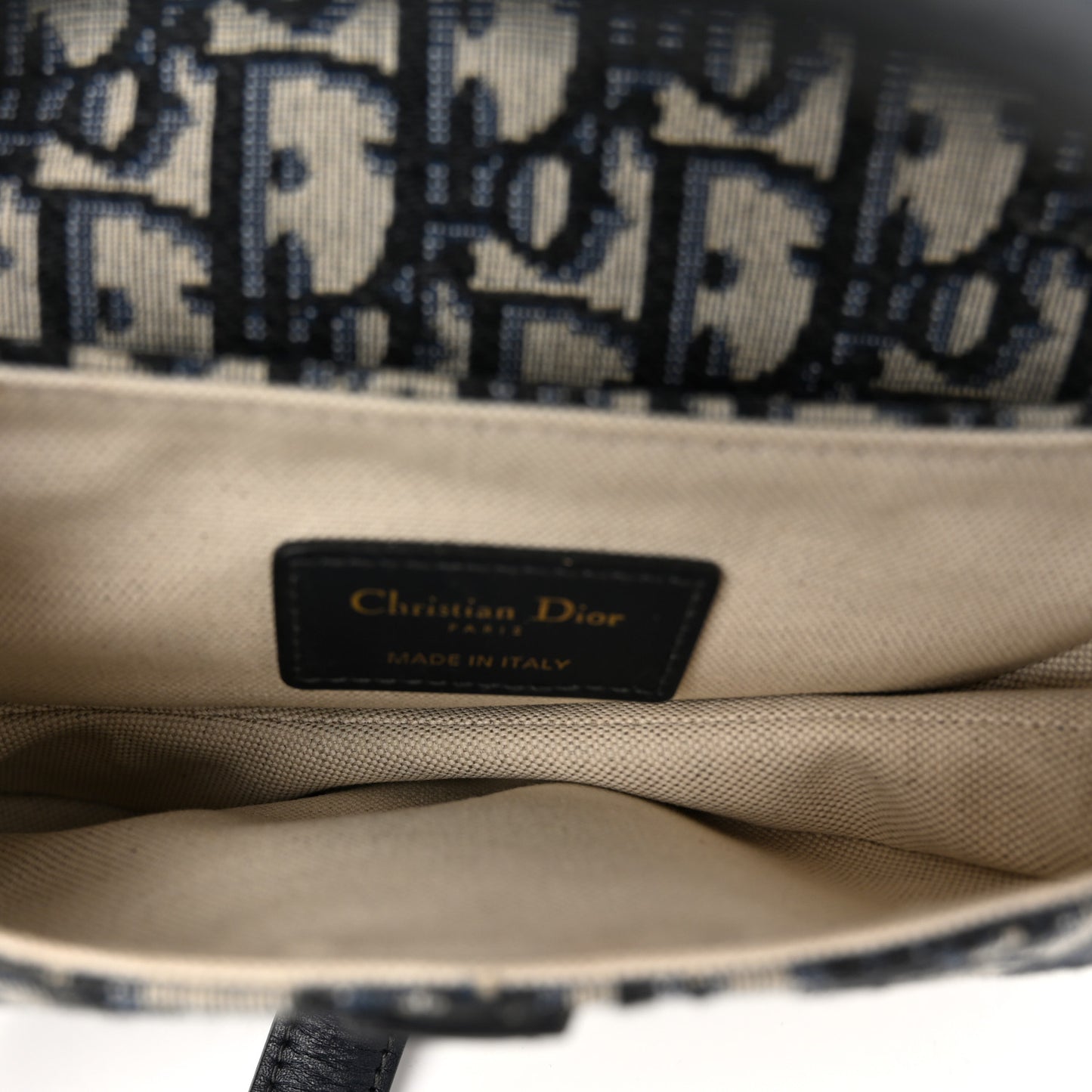 Oblique Mini Saddle Bag Blue