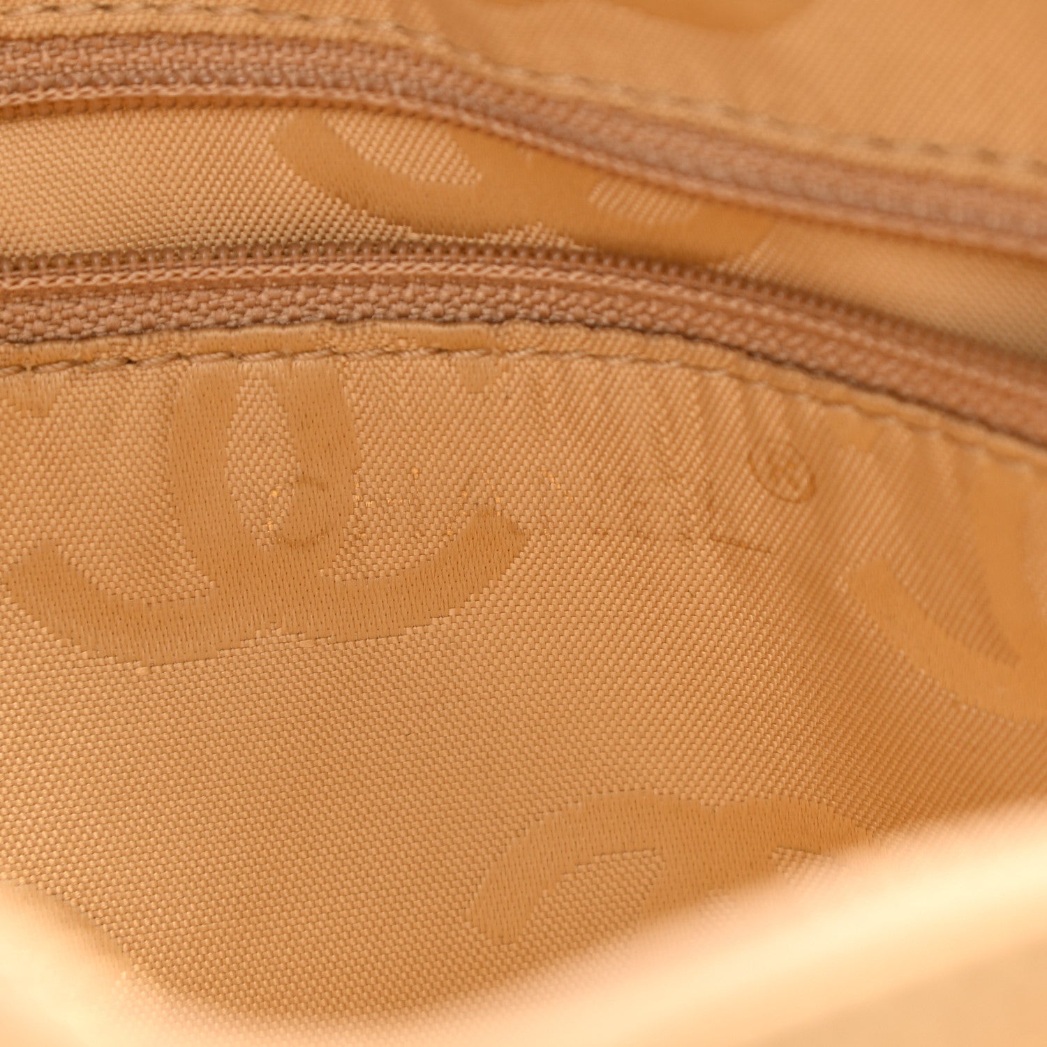 Chanel Lambskin Chevron Quilted Camera Case Beige 6 of 12