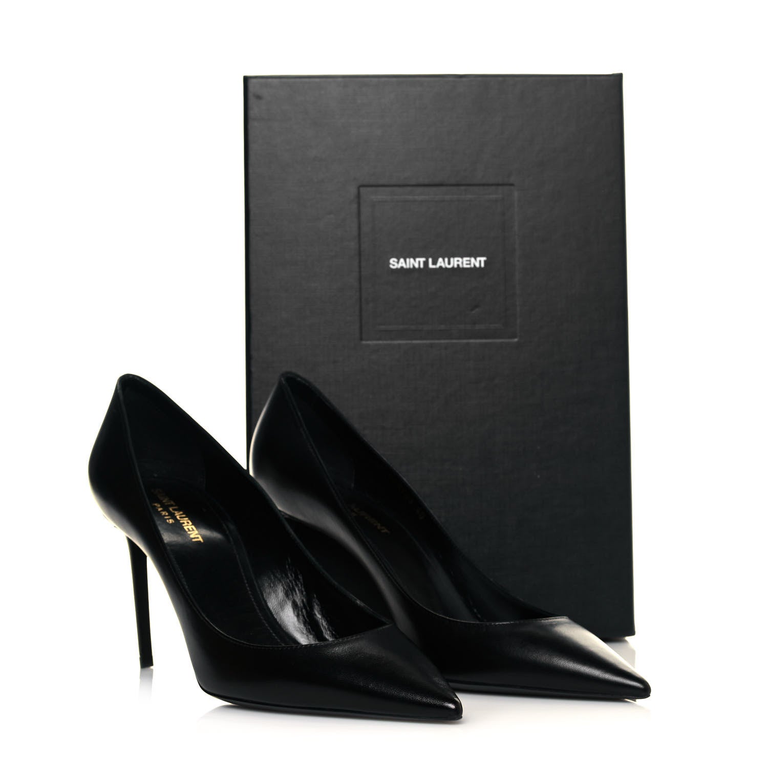 Saint Laurent Calfskin Zoe 85 Pumps 40 Black 9 of 9