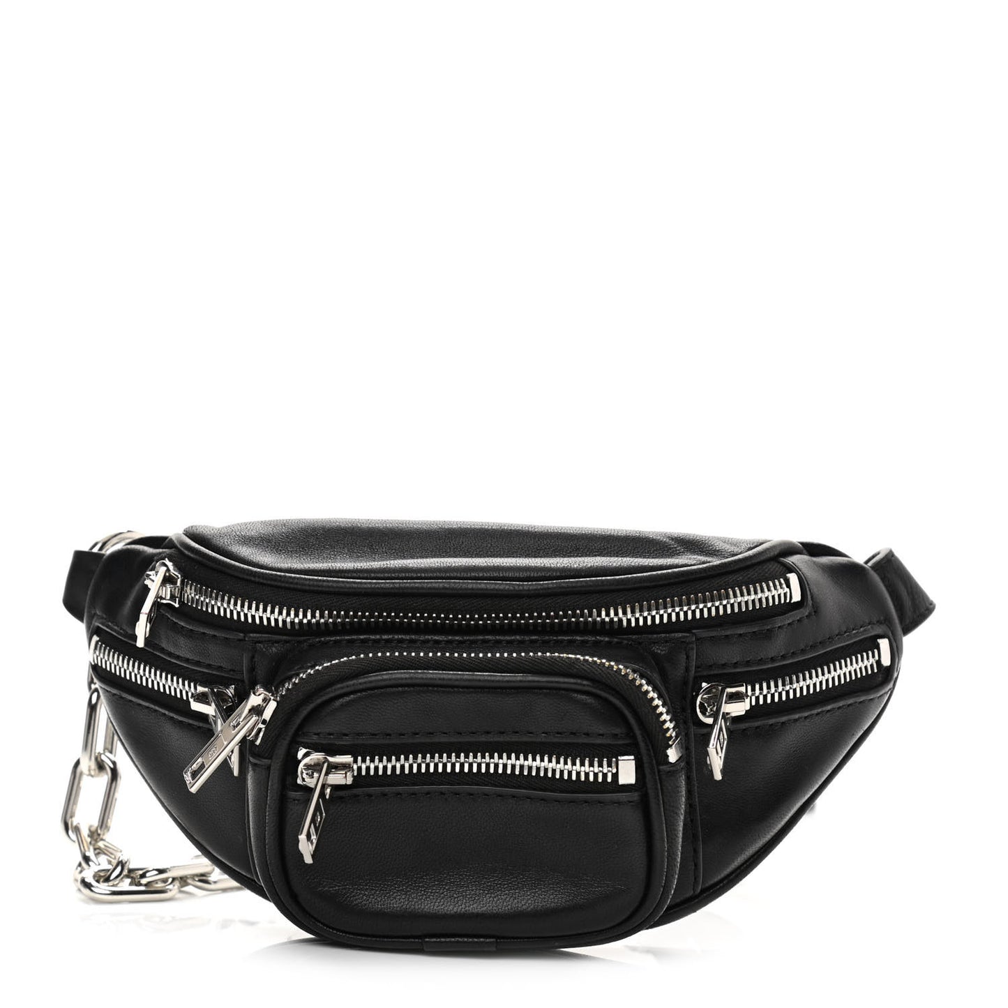 Lambskin Mini Attica Belt Bag Black