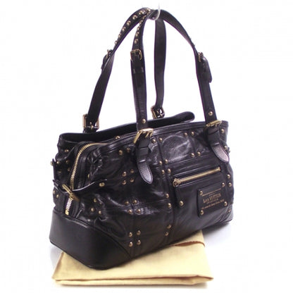 Louis Vuitton Lambskin Riveting Black 3 of 9