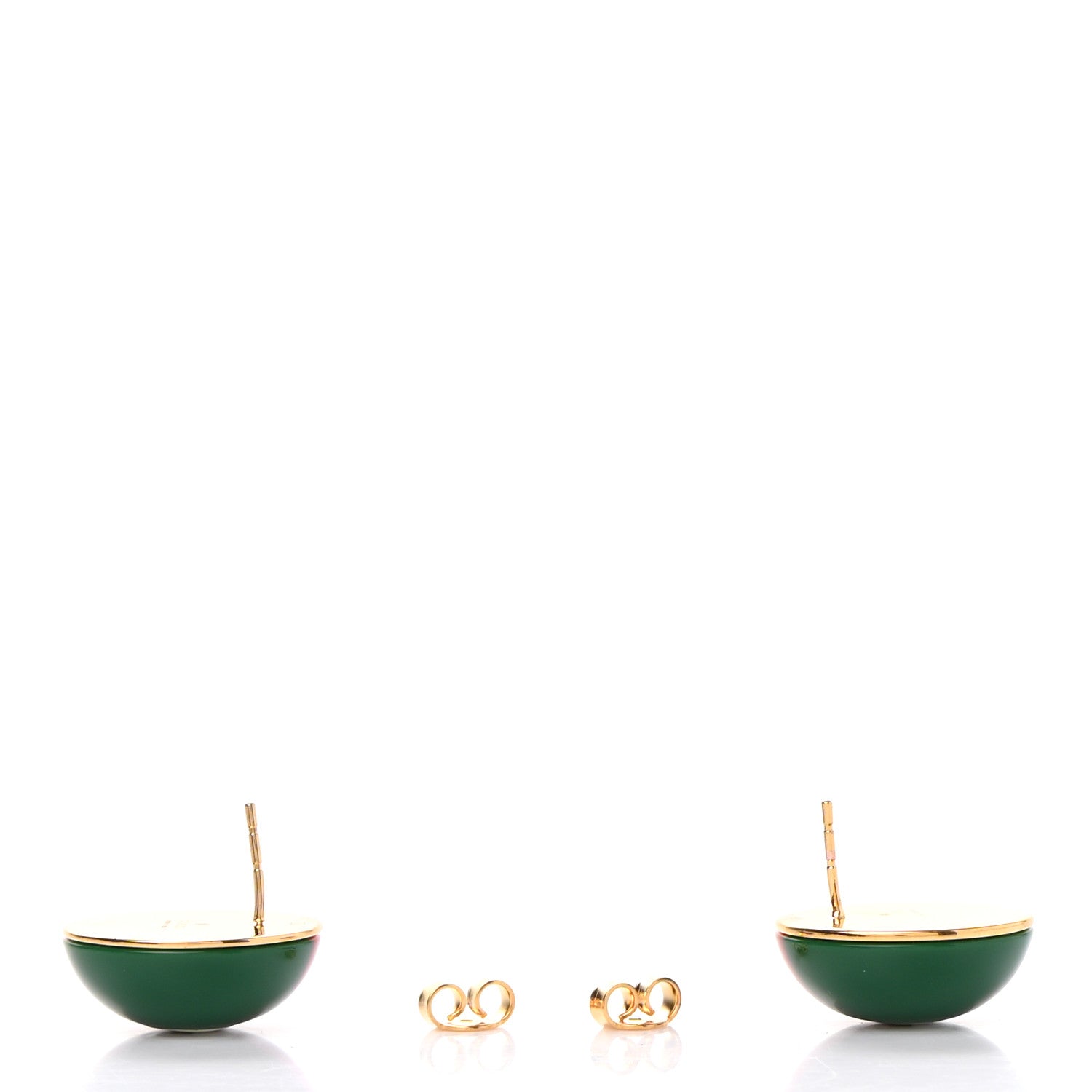 Gucci Resin Web Stud Earrings 3 of 4