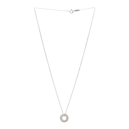 Tiffany Sterling Silver Atlas Pendant Necklace 3 of 4