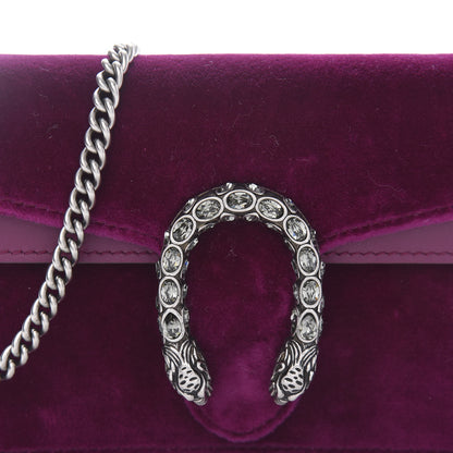 Gucci Velvet Super Mini Dionysus Shoulder Bag Fuchsia Violet Cyclamen 9 of 9