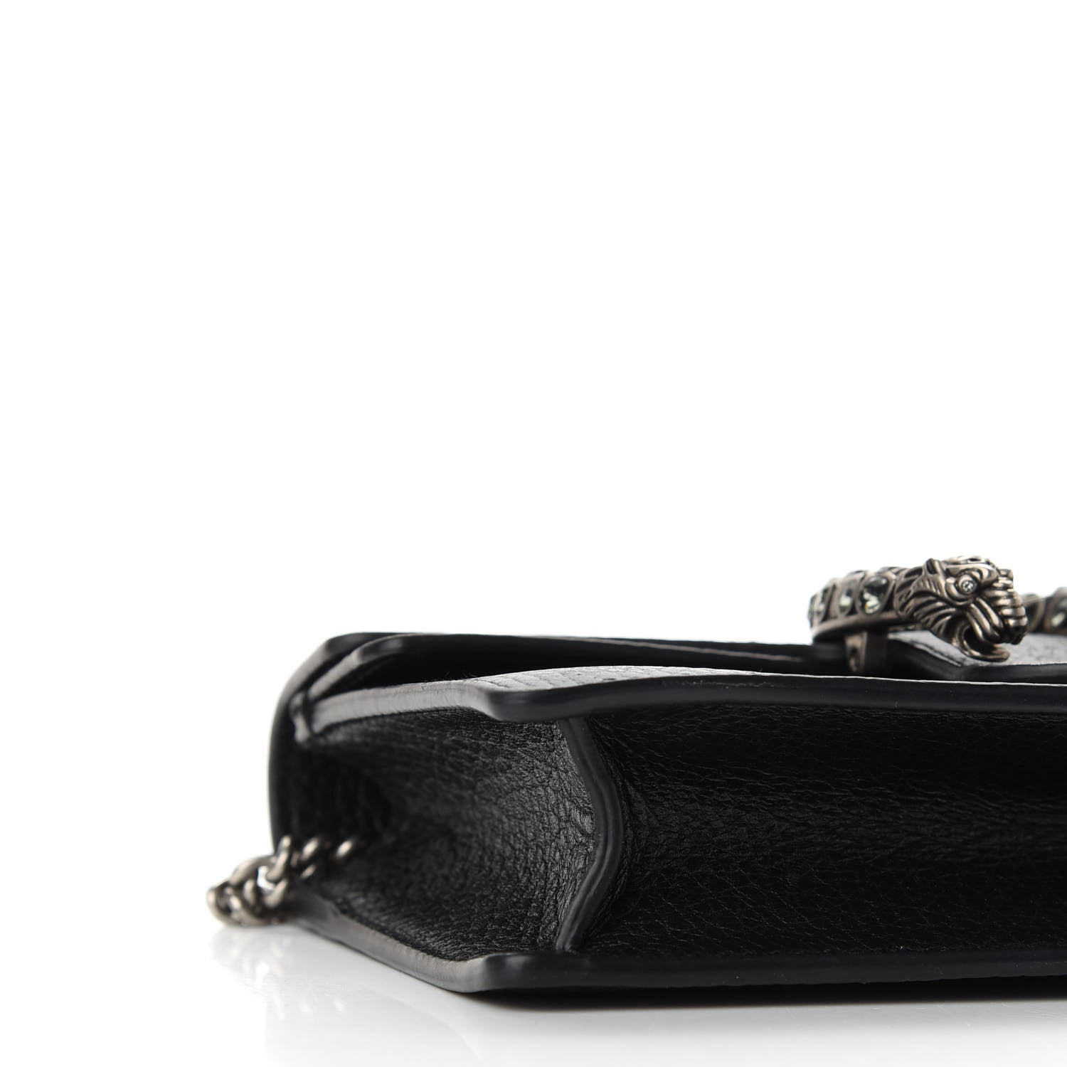 Gucci Calfskin Super Mini Dionysus Shoulder Bag Black 7 of 8