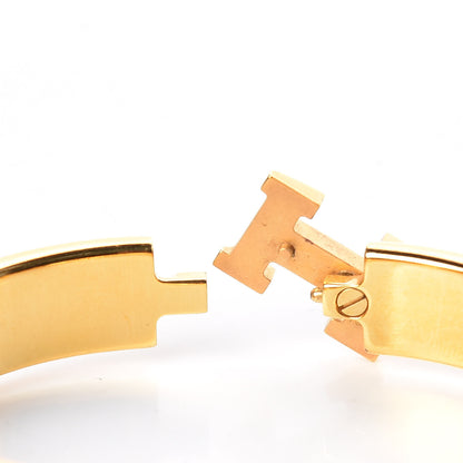 Hermes Enamel Narrow Clic Clac H Bracelet GM Black 5 of 6