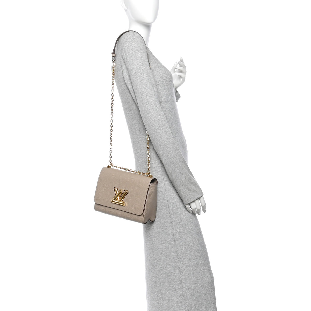 Epi Twist Shoulder Bag MM Galet
