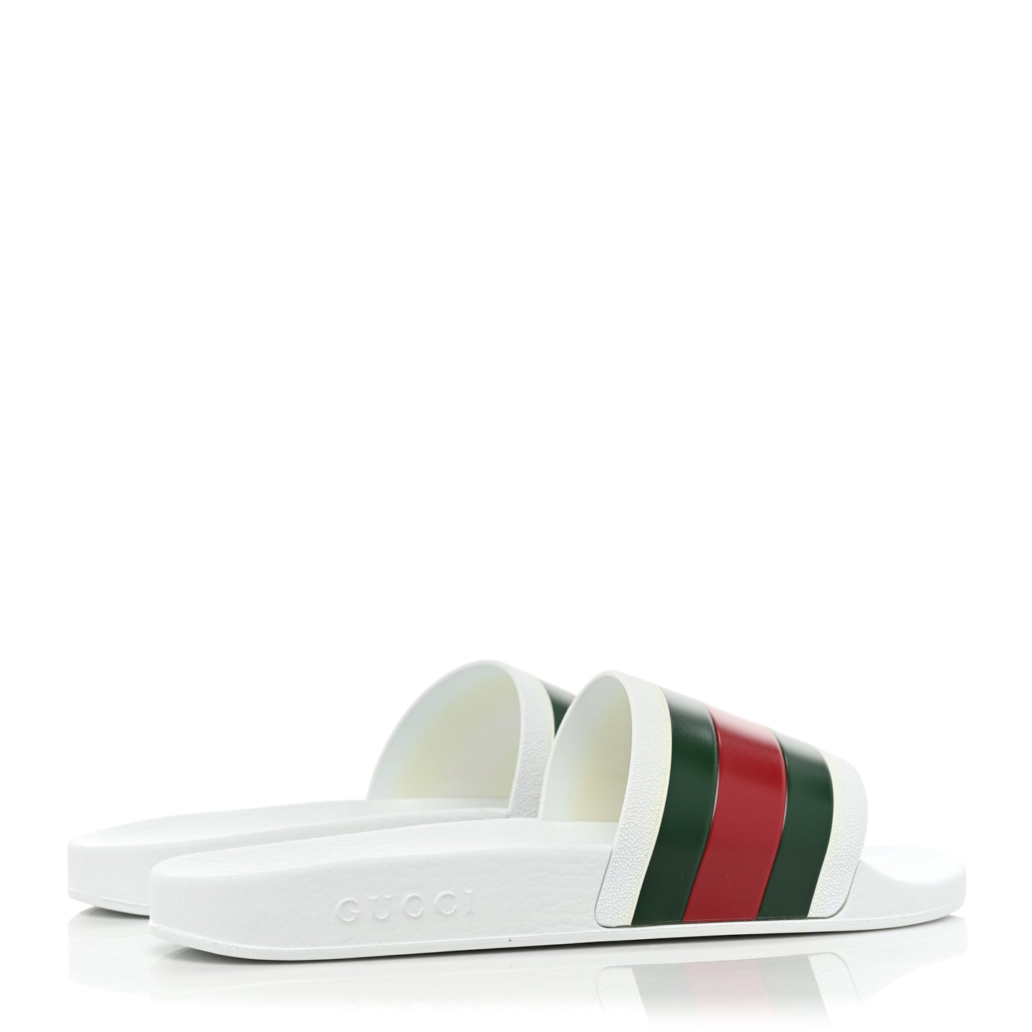 Rubber Web Mens Pool Slide Sandals 9 Great White