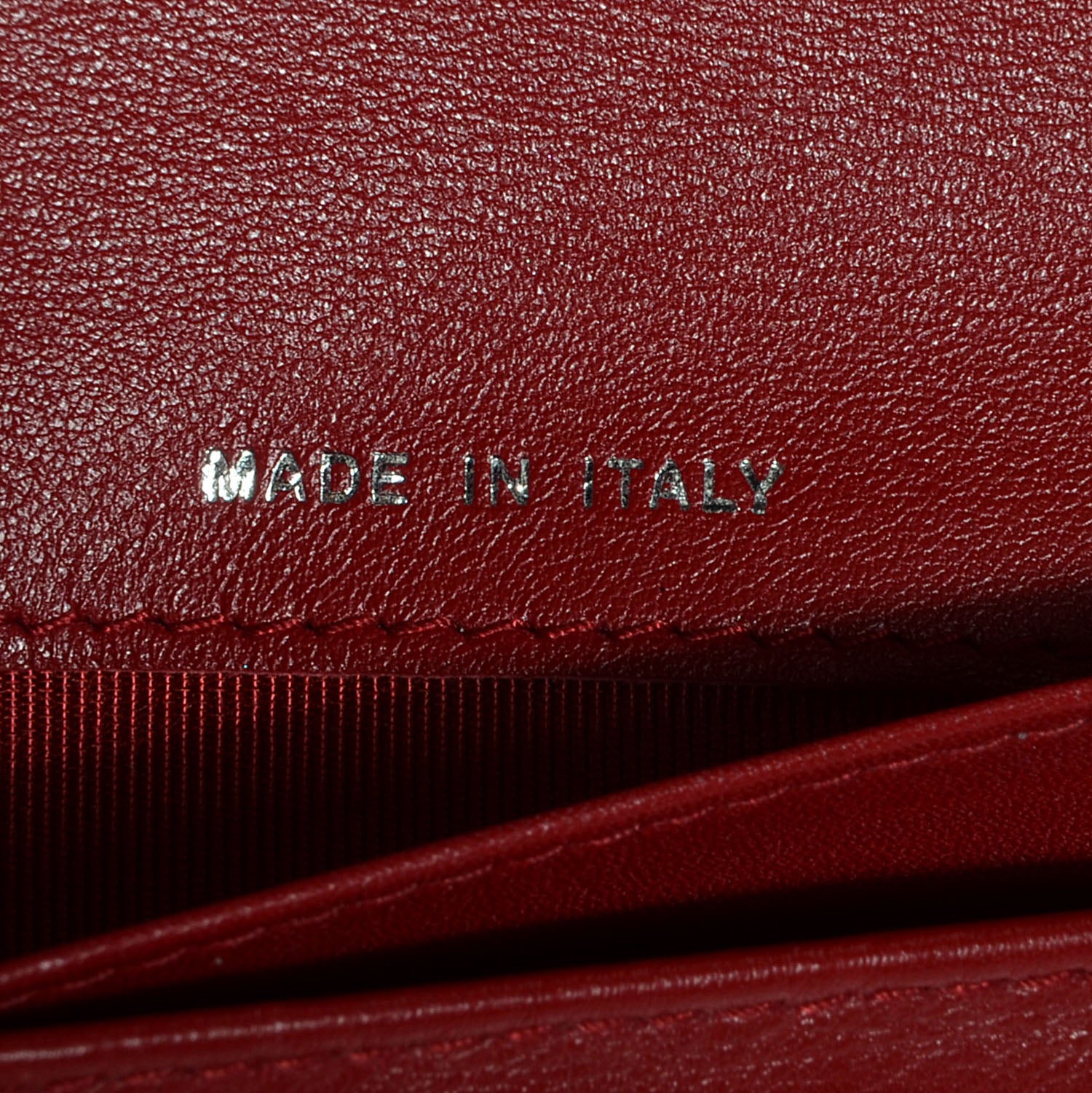 Chanel Caviar Quilted Zipped Pocket Wallet Red 6 of 7