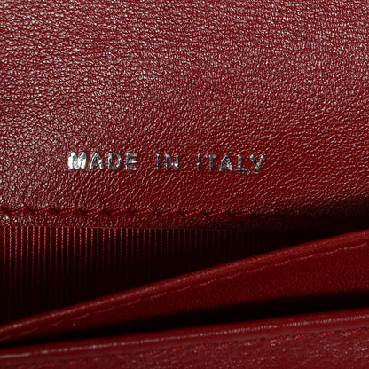 Chanel Caviar Quilted Zipped Pocket Wallet Red 6 of 7