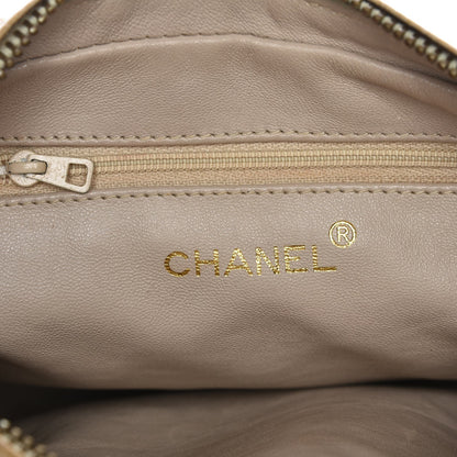 Chanel Lizard Quilted Tassel Camera Case Beige 6 of 12