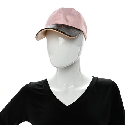 Louis Vuitton Polyester Silk Monogram LV Get Ready Cap M Pink 2 of 12