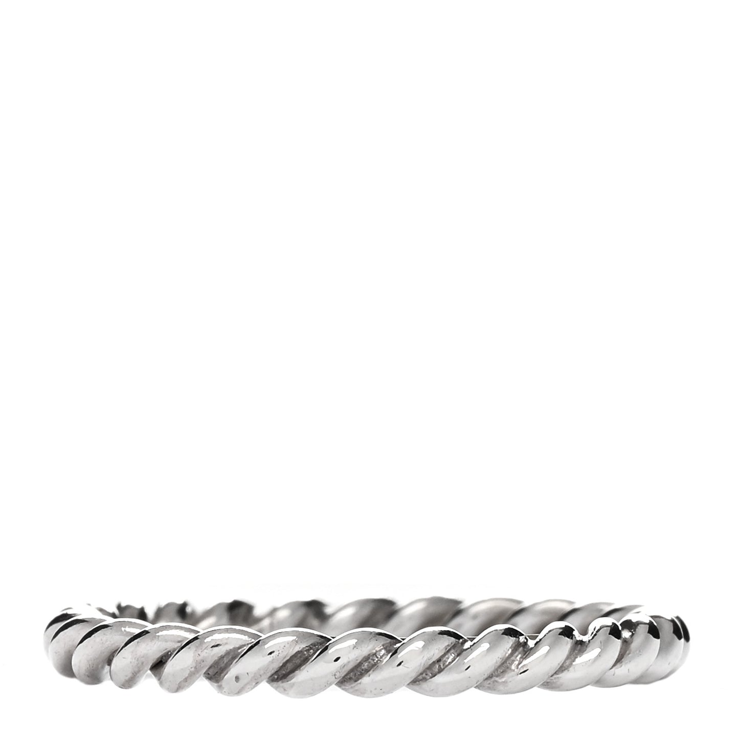 Sterling Silver Twist Rope Ring 53 6.5