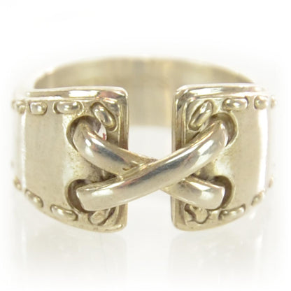 Hermes Sterling Silver Mexico PM Ring 5 1 of 5