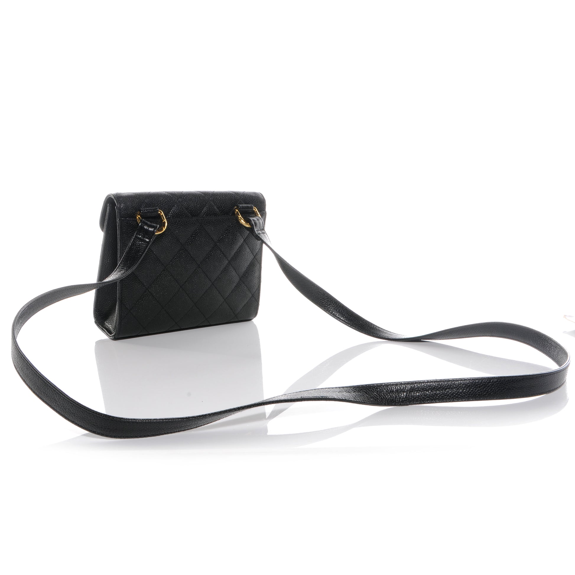 Chanel Caviar Crossbody Flap Bag Black 3 of 9
