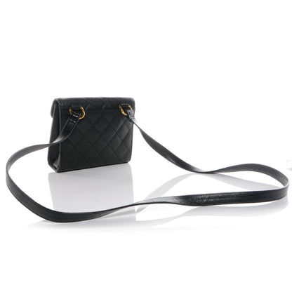 Chanel Caviar Crossbody Flap Bag Black 3 of 9