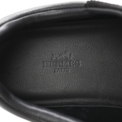 Hermes Goatskin Suede Goatskin Bouncing Sneakers 40.5 Black 9 of 11