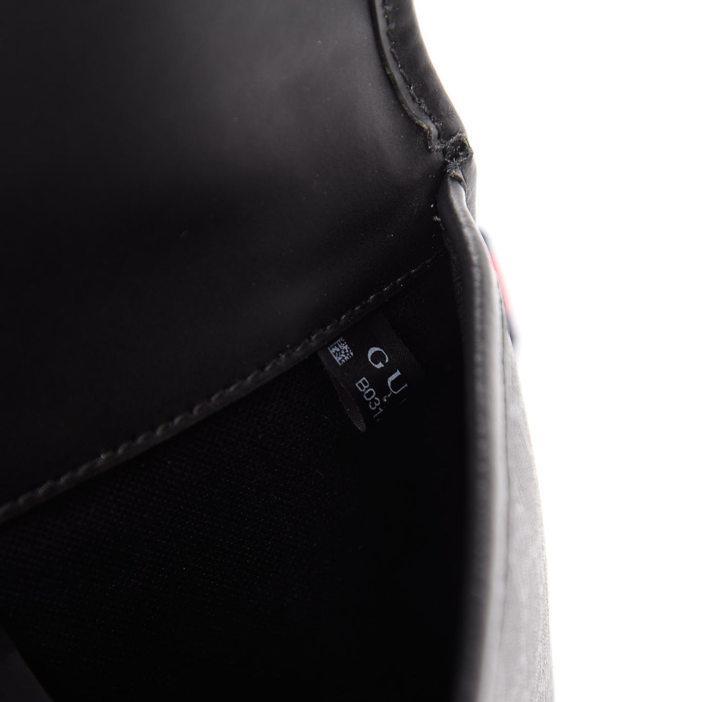 GG Supreme Monogram Web Slim Belt Bag Black Grey