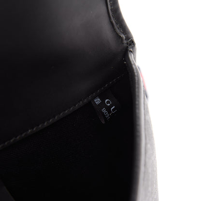 Gucci GG Supreme Monogram Web Slim Belt Bag Black Grey 10 of 11