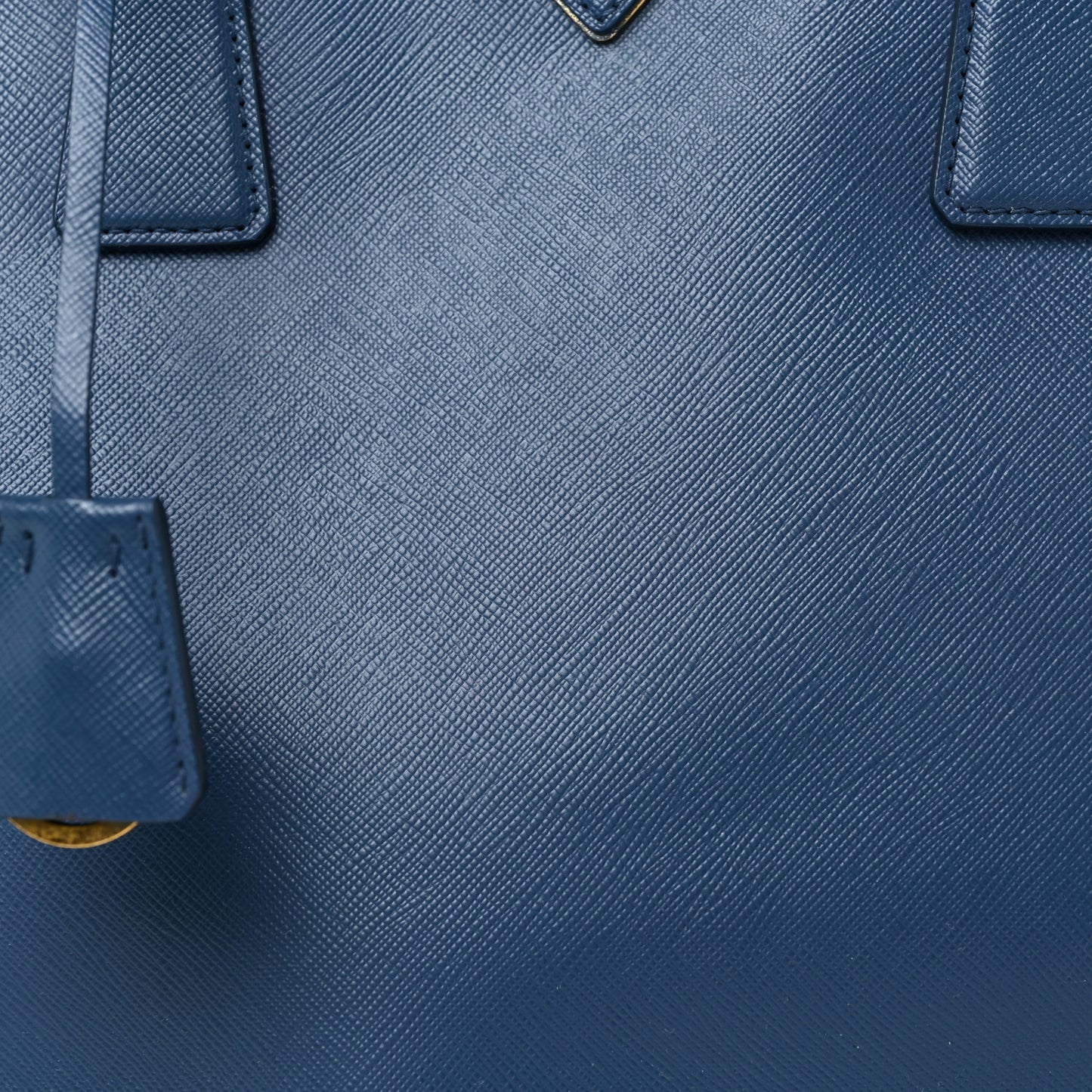 Saffiano Galleria Double Zip Tote Bluette