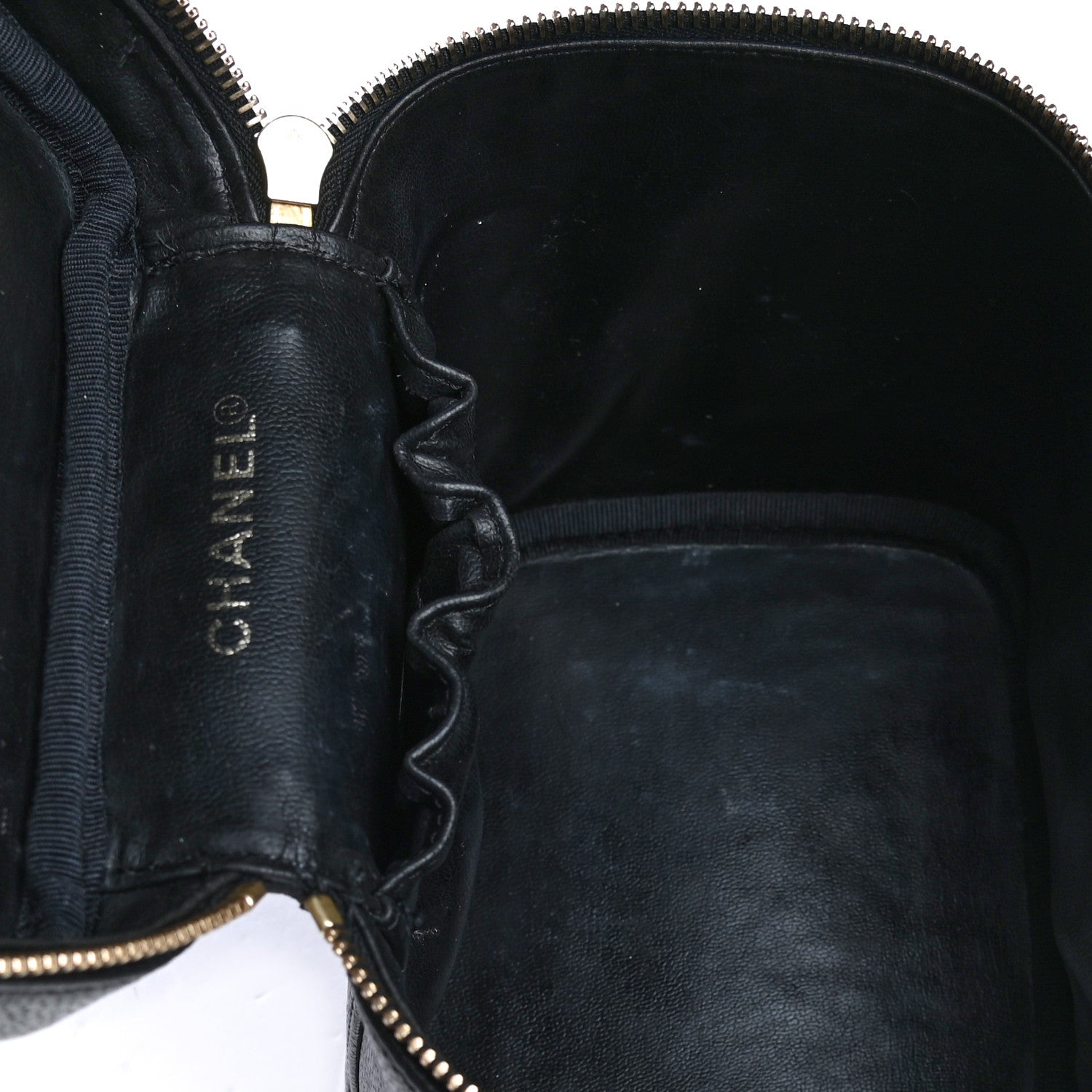 Chanel Caviar Vanity Cosmetic Case Black 8 of 8