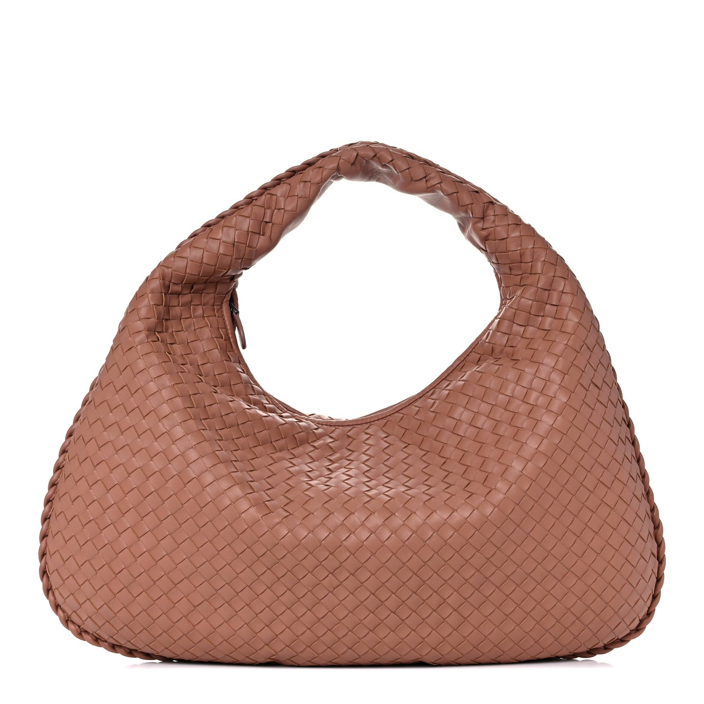 Nappa Intrecciato Large Veneta Hobo Maple