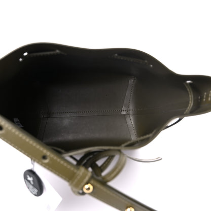 Mansur Gavriel Calfskin Mini Bucket Bag Olive 4 of 10