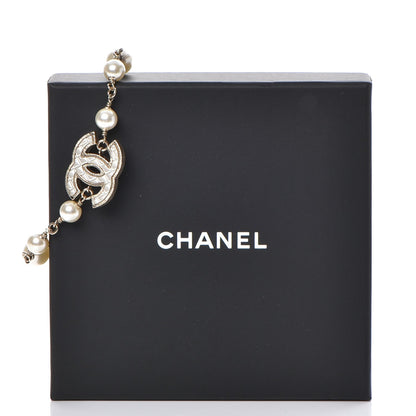 Chanel Pearl Quilted CC Bracelet Gold 8 of 8