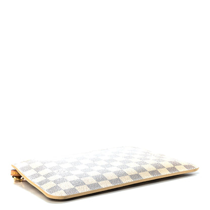 Louis Vuitton Damier Azur Neverfull MM GM Pochette Rose Ballerine 3 of 4