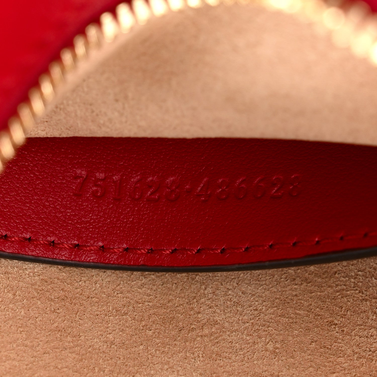 Gucci Calfskin Matelasse Diagonal Mini Interlocking G Heart Shoulder Bag Hibiscus Red 7 of 11