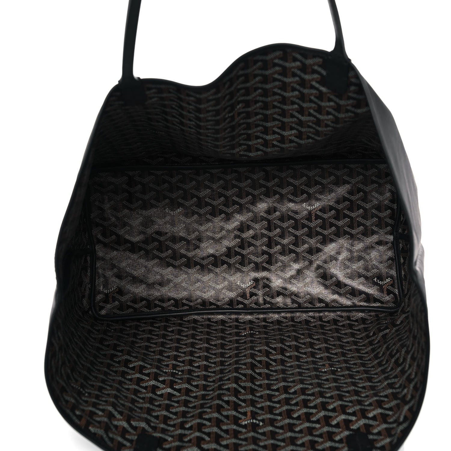 Goyard Goyardine Reversible Anjou GM Black 18 of 22
