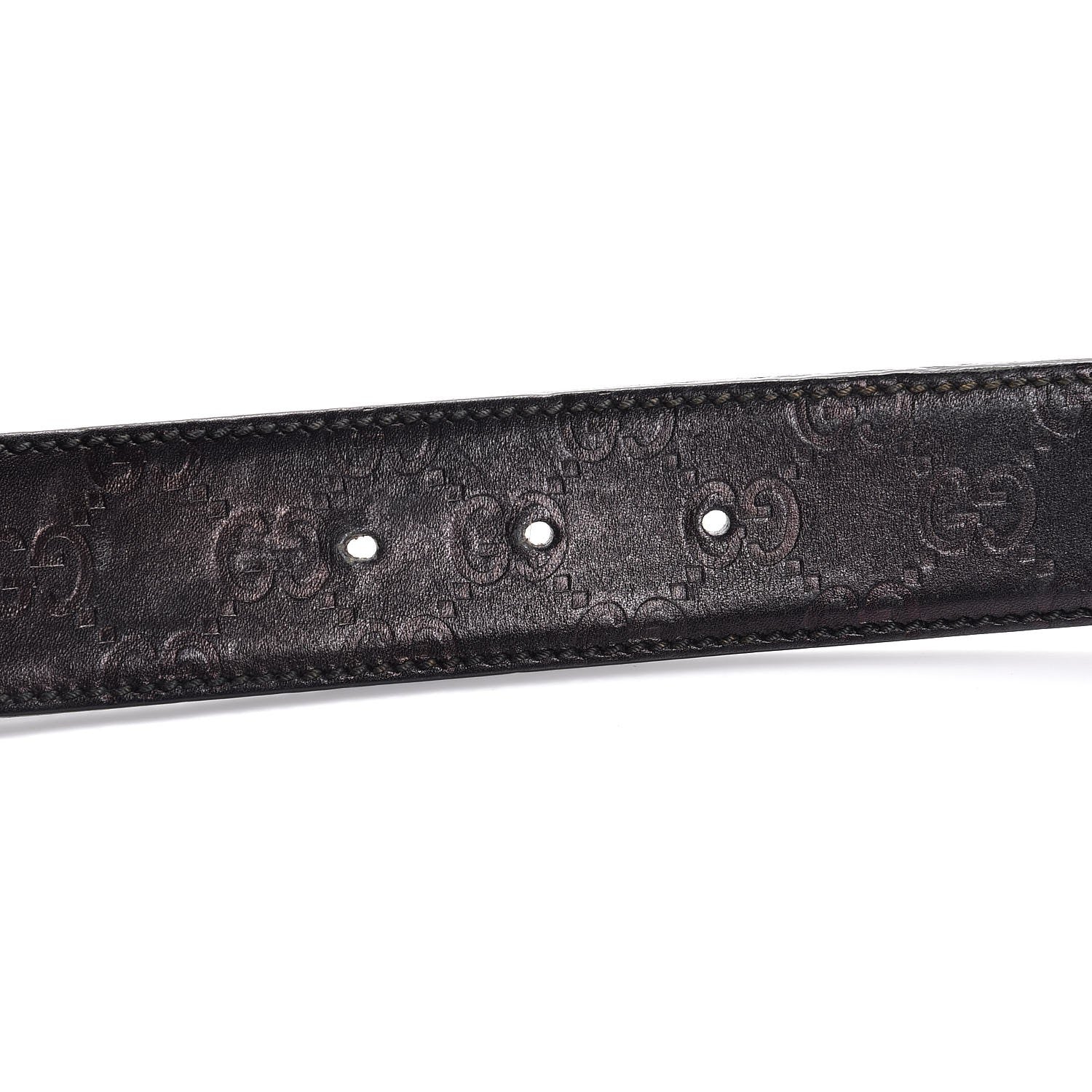 Gucci Guccissima Interlocking G Belt 80 32 Brown 6 of 6