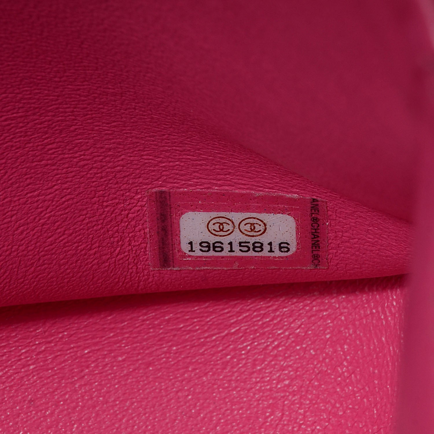 Chanel Lambskin Quilted Jumbo Double Flap Dark Pink 8 of 9
